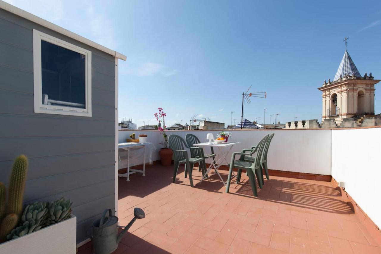 Espectacular Apartamento Con Terraza Privada Parking เซบีญา ภายนอก รูปภาพ