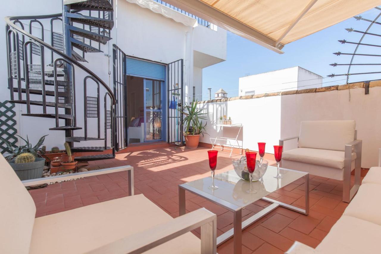 Espectacular Apartamento Con Terraza Privada Parking เซบีญา ภายนอก รูปภาพ